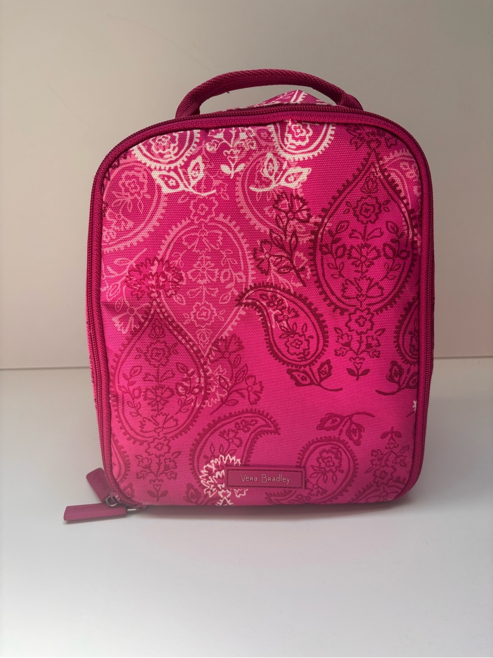 Vera Bradley Fuchsia Paisley Lunch Box